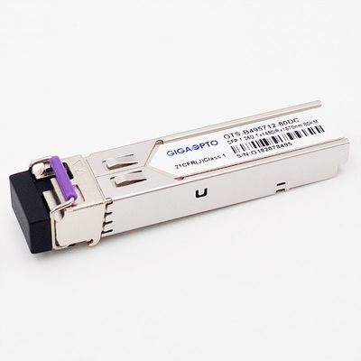 1.25G BiDi SFP 1000BASE-BX TX1490nm/RX1570nm 80 km SMF DOM LC Zendontvangermodule