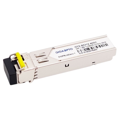 De Zendontvangertx1550nm SFP 1.25G 1310nm 40km LC SMF DOM van 1000BASE BX 1.25G BiDi SFP Module