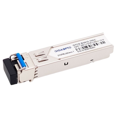 2 Optische de Zendontvangermodule LC SMF van kanaalbidi CSFP 1000BASE BX SFP