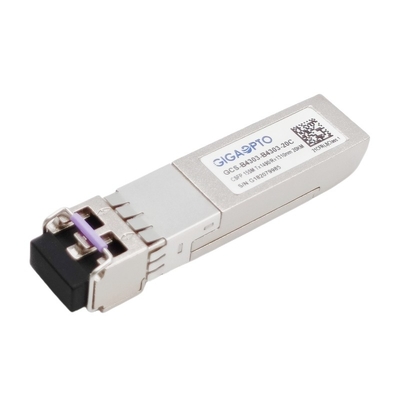 2 de Zendontvanger TX1490nm RX1310nm LC 20km DOM van de vezel100base BIDI CSFP Vezel