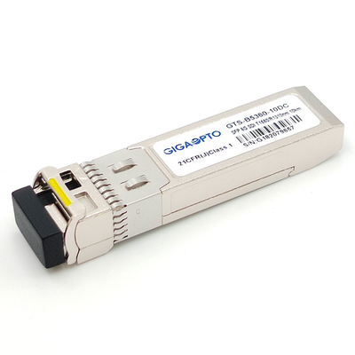 6G SDI Videotx1550nm RX1310nm 10km BIDI-Zendontvangermodule MSA