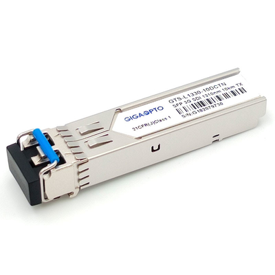 Niet kiest MSA 3G SDI SFP Tx 1310nm 10km Video Pathologische Patronen Zendermodule DDM voor SD/HD/3G SDI uit