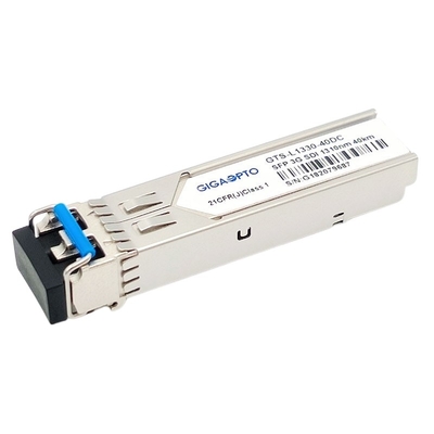De Zendontvanger 1310nm 40KM van MSA 3G BR HD 3G SDI SFP Dubbele LC DOM van DFB PIN Optical Transmitter Receiver Modules