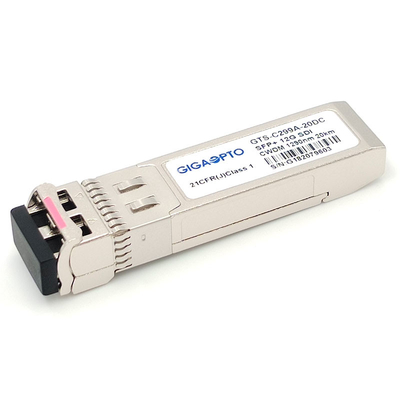 12G SDI CWDM Digitale Video Optische Zendontvanger 1270~1450nm 20KM Duplex Enige de Wijzevezel MSA van LC