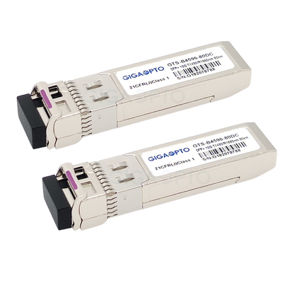 10Gbps de Compatibele Zendontvangers van Cisco 1490nm TX/1550nm SFP-10g-BX80U