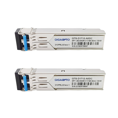 Dwdm-SFP Compatibele de Zendontvangers100ghz 1G EZX Module 100km SMF van Cisco