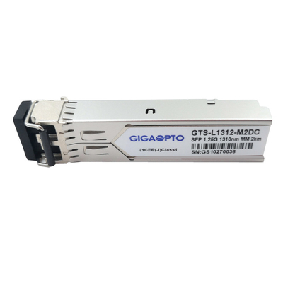 SFP 1000base-SX 1310nm MMF 2km DOM 1.25G Optische Zendontvangermodule Duplexlc