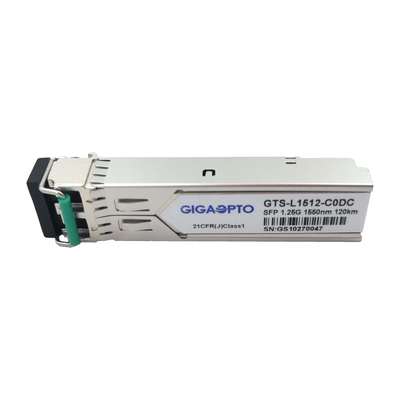 SFP 1.25G 1000base-EZX 1550nm 120km de Optische Zendontvanger Duplexlc DOM Module van SMF