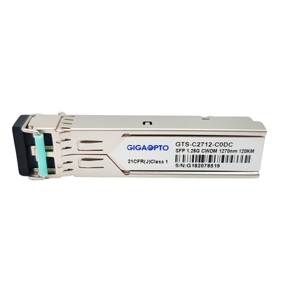 Duplexsfp-DOM van de Zendontvangermodule 1.25G 1000BASE CWDM 1270 1610nm 120km LC SMF