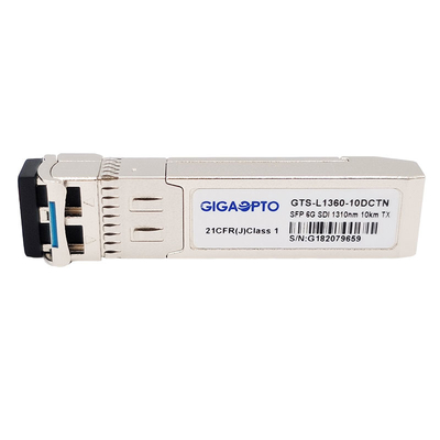 6G SDI SMPTE SFP 1310nm 10km Enige de Zendermodules MSA van SMF LC