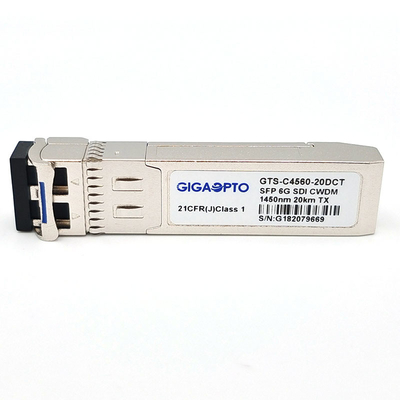 6G SDI Enige Zendermodule 1270nm-1450nm CWDM 20km LC-DOM MSA