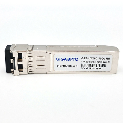 6G SDI SMPTE SFP SPELD 10km Duplexlc Dubbele de Ontvangersmodules niet-MSA van SMF