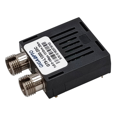 de Optische Zendontvanger 1310nm SMF 20km Duplexsc FC ST van 0~1Mbps 1x9 van TTL LVTTL van de Zendontvangermodule