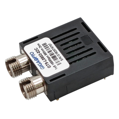 Optische Zendontvanger 2km Zendontvanger LVPECL PECL van 155Mbps 1x9 van Sc FC ST 850nm van MMF de Duplex