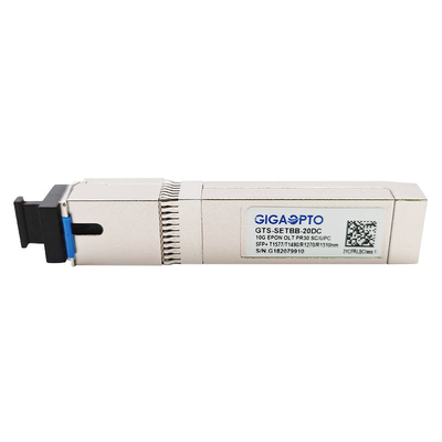 10G 	De Module OLT SFP+ PR30 Symmetrische T1577nm 10G T1490nm 1G R1270nm 10G R1310nm 1G van EPON SFP