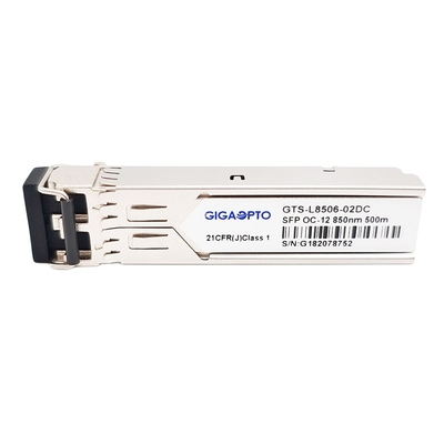 622Mbps SFP oc-12/stm-4 SR-0 850nm 500m Zendontvangermodule MMF DOM Duplex LC
