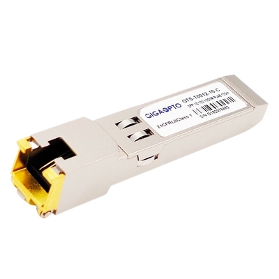 Koper SFP 10/100/1000base-t 100m SGMII-Kat 6/6a rj-45 Optische Zendontvangermodule