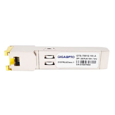 1000Mbps kies Koper van de de Zendontvangermodule 1000BASE T van Wijzesfp het Optische rj-45 uit Industriële 100m