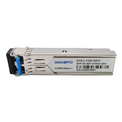 3G SDI SMPTE SFP 1310nm 2km SMF-Duplexlc DOM MSA Pinout van Zendontvangermodules met Video Pathologische Patronen