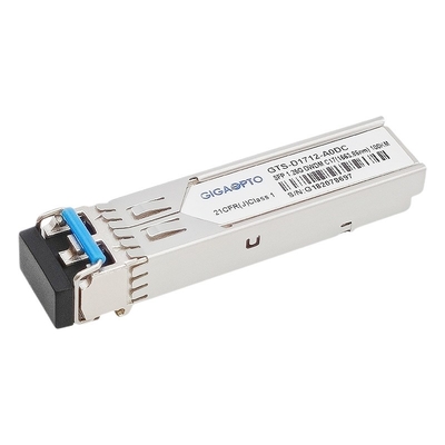 Optische Zendontvanger 100km DOM SMF LC van 1.25Gbps 1000BASE DWDM SFP van C17 C61 100GHz