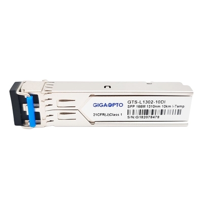 155Mbps 1310nm 10km Optische de Zendontvanger Industriële SMF Duplexlc DOM van 100BASE LX SFP