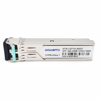 1.25G 1270 ~1610nm 100km de Zendontvangermodule SMF DOM Duplex LC van 1000BASE CWDM SFP