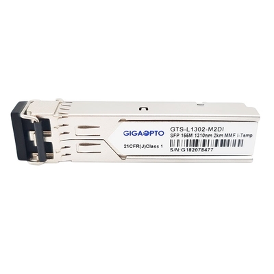 Industriële van SFP Optische Duplexlc 1310nm MMF 2km 155Mbps DOM van de de Zendontvangermodule 100BASE FX
