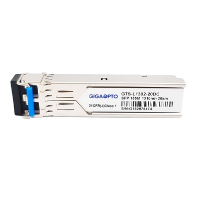 Optische Zendontvanger 20km SMF Duplexlc DOM Tx 1310nm Rx 1550nm van 100BASE LX 155Mbps SFP