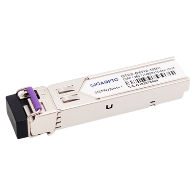 2 Module van de kanaal1000base BX BiDi SFP de Optische Zendontvanger TX1490nm RX1310nm 10km SMF LC