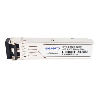 2G SFP 850nm MMF 300m van de de Modulezendontvanger van het Vezelkanaal de Module DOM Duplex LC