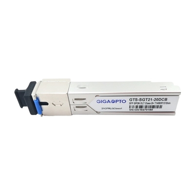 Van de de Zendontvangerklasse B+ TX 1490nm 2.5G RX 1310nm 1.25G 20km van OLT GPON SFP de Zendontvangermodule van Sc DDM