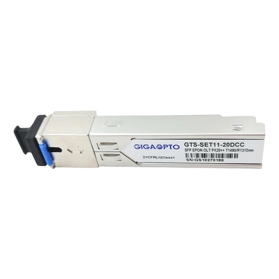 DDM-de Zendontvangermodule EPON OLT PX20++ 1.25G PX30 TX1490nm RX1310nm 20km van Sc SFP