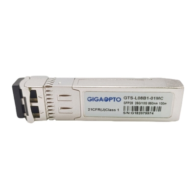 De dubbele Optische Zendontvanger MMF 850nm 100m van Tarief10g 25gbase-SR SFP28 Optische DOM van de Zendontvangermodule LC