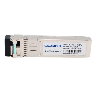 DOM van de Zendontvanger 1270nm-TX 1330nm-RX 40km 25gbase-bx40-u van SFP28 25G Optische SMF LC