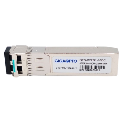25GBase LR SFP28 Optische Zendontvanger Ethernet CWDM SFP28 1270~1370nm 10km Enige Wijze LC SFP