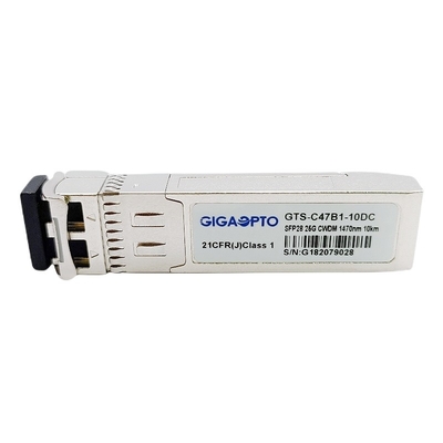25GBASE LR SFP Module Enige Wijze CWDM SFP28 1470nm~1570nm 10km DOM