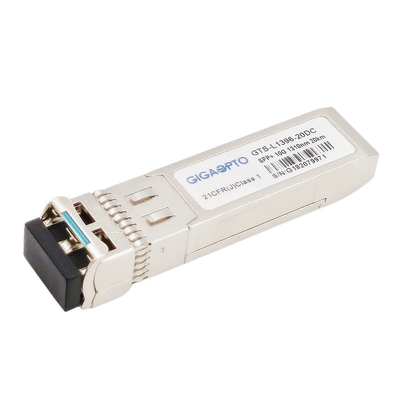 Enige de Wijzevezel SMF 20km Optische Zendontvangermodule 1310nm LC DDM van SFP+ 10G ELR