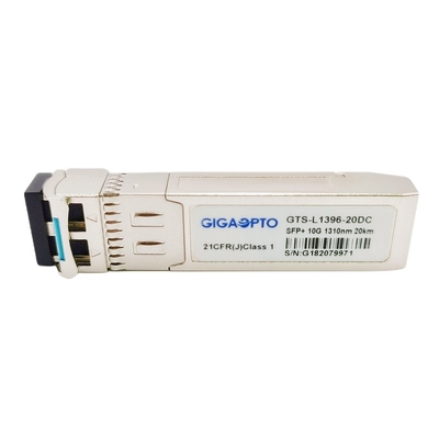 Enige de Wijzevezel SMF 20km Optische Zendontvangermodule 1310nm LC DDM van SFP+ 10G ELR