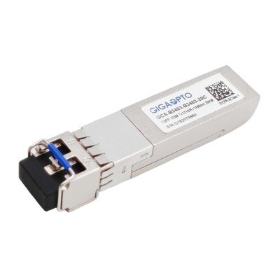 100BASE dubbele de Optische Vezelzendontvanger TX1310nm RX1490nm LC 20km DOM van BIDI CSFP
