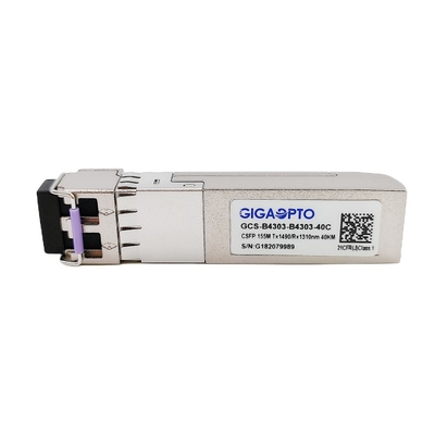 de Compacte SFP BIDI Zendontvanger LC 40km DOM van 2x 155Mbps 1310nm 1490nm