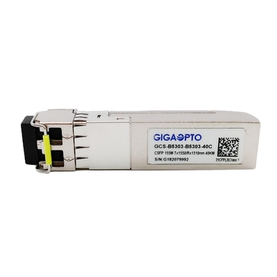 Dubbele BIDI 40km TX1550nm RX1310nm SM de Zendontvangerlc DOM van 100BASE BX CSFP