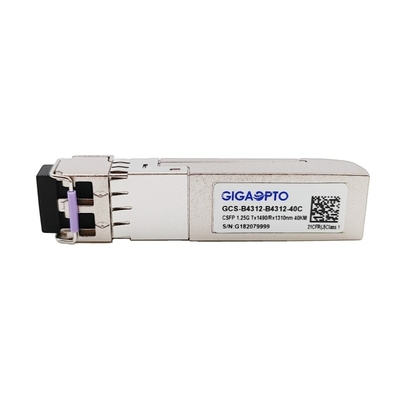 1.244G dubbel - de Module TX1490nm RX1310nm SMF 40km van de kanaalbidi CSFP Zendontvanger