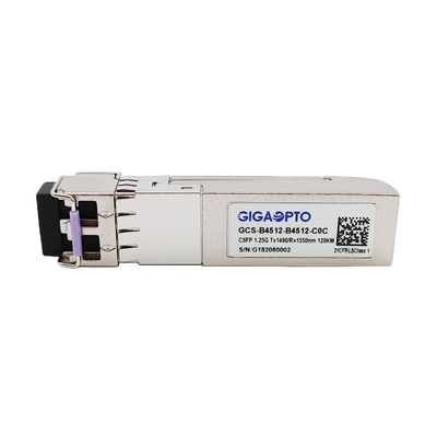 1000BASE CSFP Dubbele BIDI 120km TX1490 RX1550 SM LC DOM Transceiver