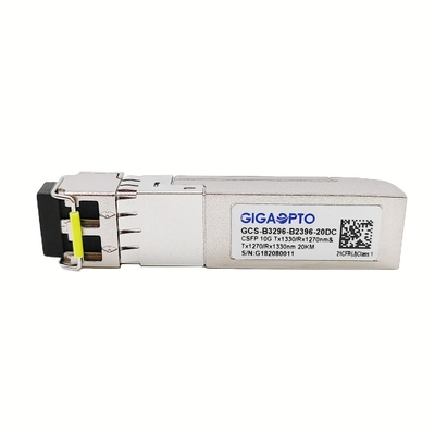 10G compacte Dubbele BIDI Zendontvanger 20km van SFP+ LC-DOM