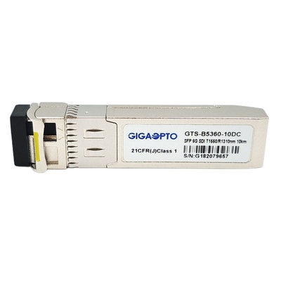 6G SDI Videotx1550nm RX1310nm 10km BIDI-Zendontvangermodule MSA