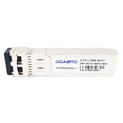 8GFC de Modulezw SFP+ van het vezelkanaal Zendontvanger 80km DOM van 1550nm EML SMF LC