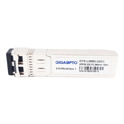 32G van de de Golflengte32gfc SW 850nm SFP28 Zendontvanger van het vezelkanaal Korte Module 100m LC-DOM