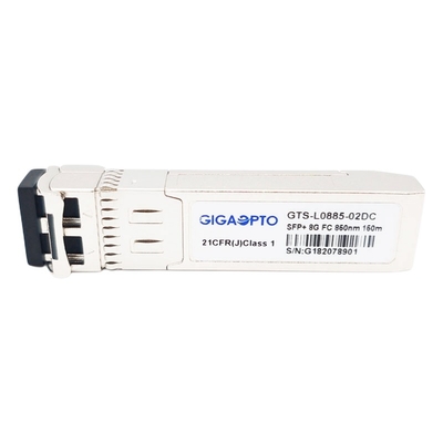 8G van de de Vezelzendontvanger van het vezelkanaal 8GFC SFP+ SW 850nm Module 300m DOM LC MMF