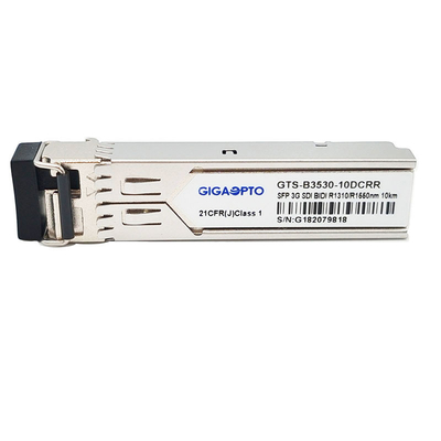 3g-SDI de Tweerichtings Dubbele Ontvangers 1310nm/1550nm 10km Video Pathologische Patronenmodule niet MSA van SFP