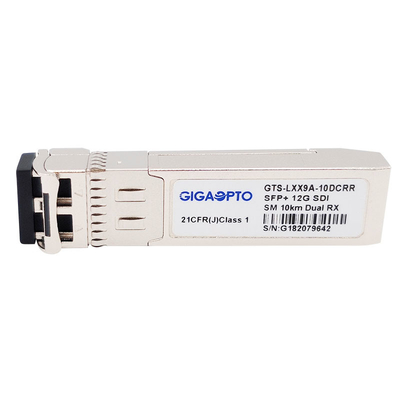 Dubbele de Ontvangersmodule 10km LC DOM Non MSA Pinout van 12g-SDI SFP+